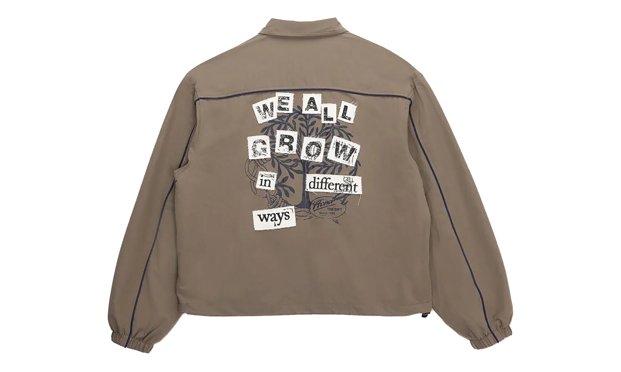 Nylon Growth Track Jacket "Pebble" HTG260167 PBL