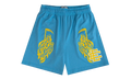 EE BASIC SHORT "WARREN LOTAS - Carolina Blue/Yellow" EE694