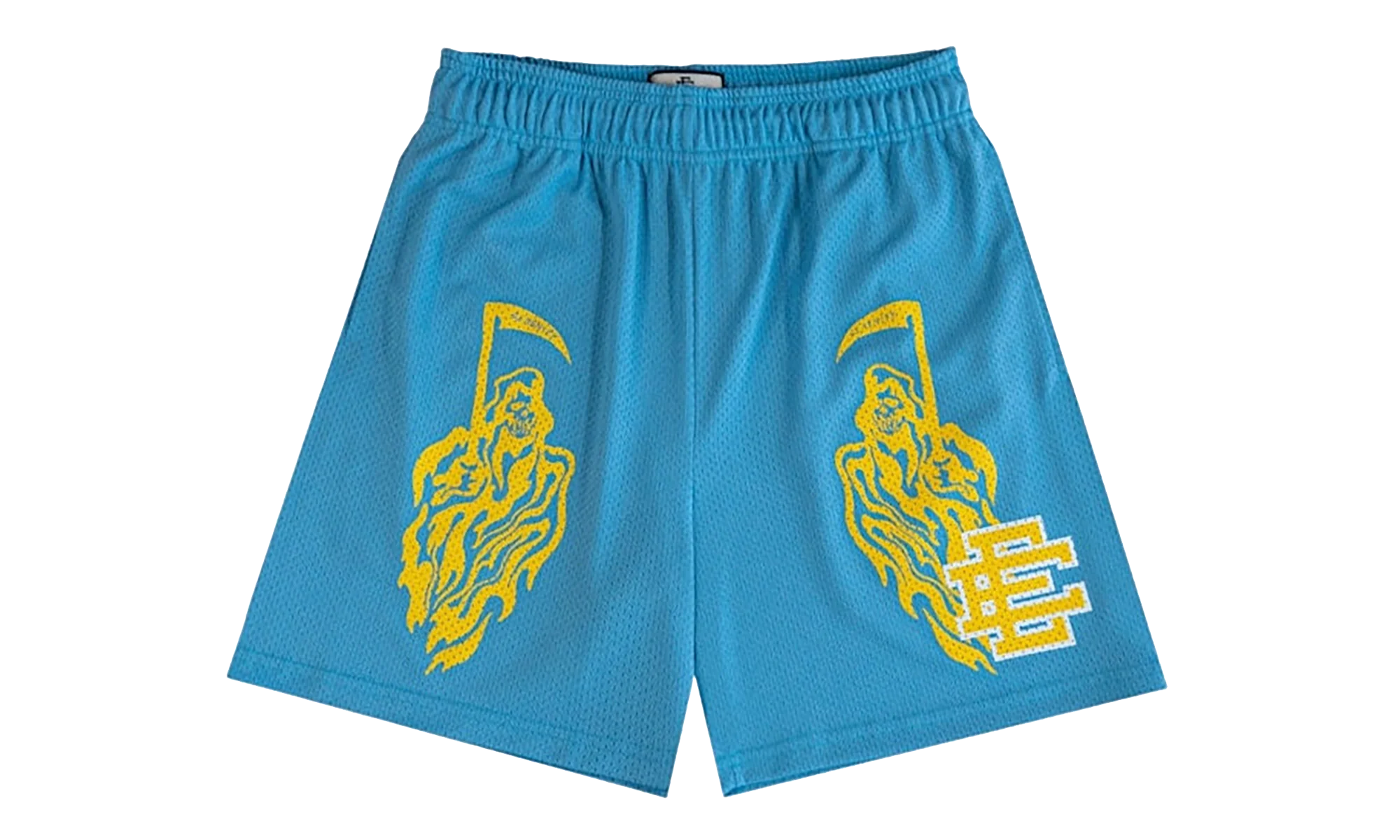 EE BASIC SHORT "WARREN LOTAS - Carolina Blue/Yellow" EE694