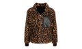 Printed Bandana Fleece Jacket "Brown / Tan" MKF013 242