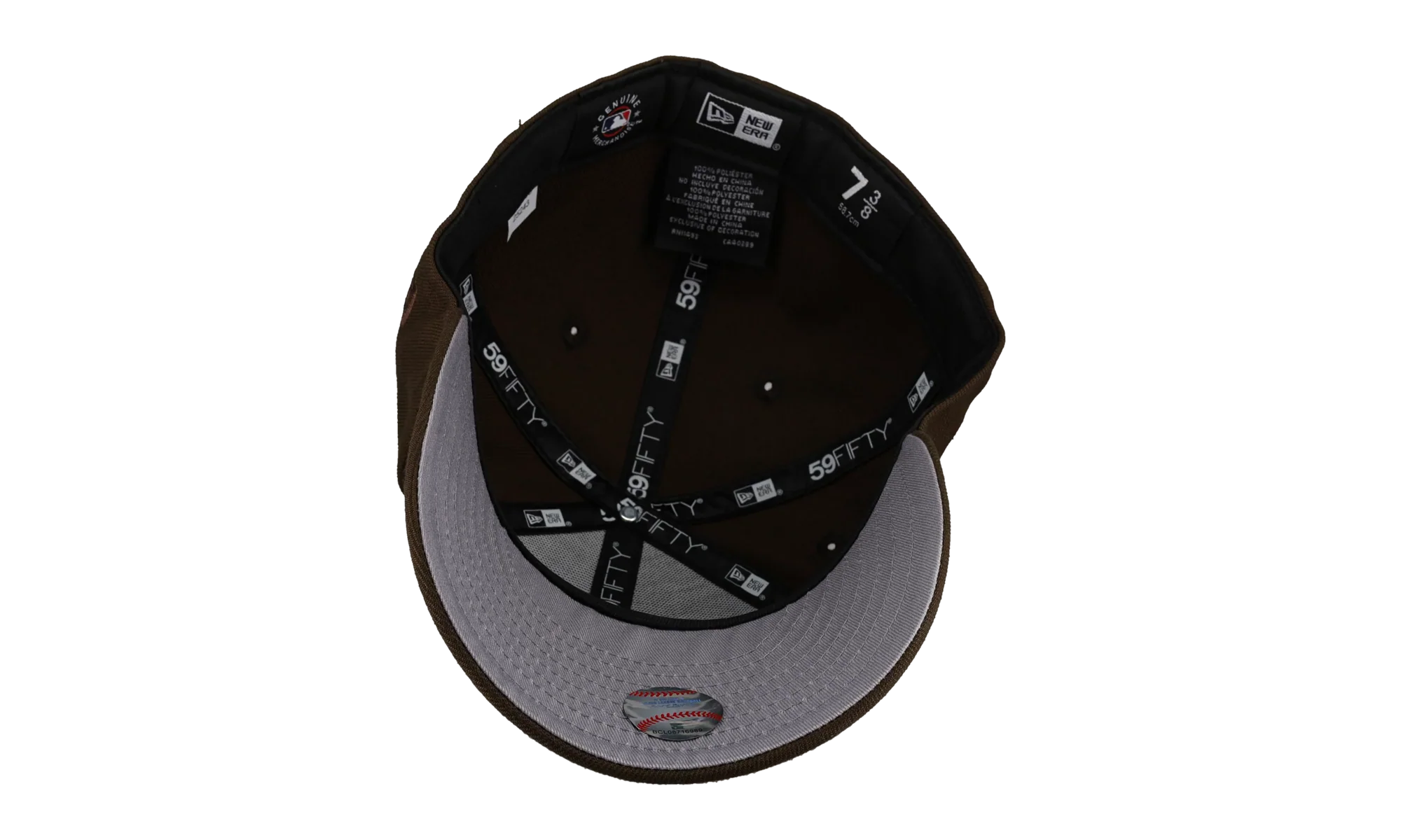 59FIFTY Los Angeles Dodgers 1984 Olympic Script Fitted Hat "Walnut" NE139