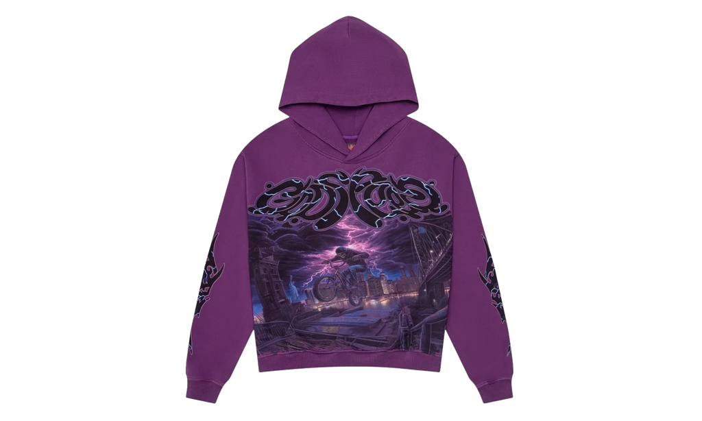 BMX Hoodie "Purple" GS059
