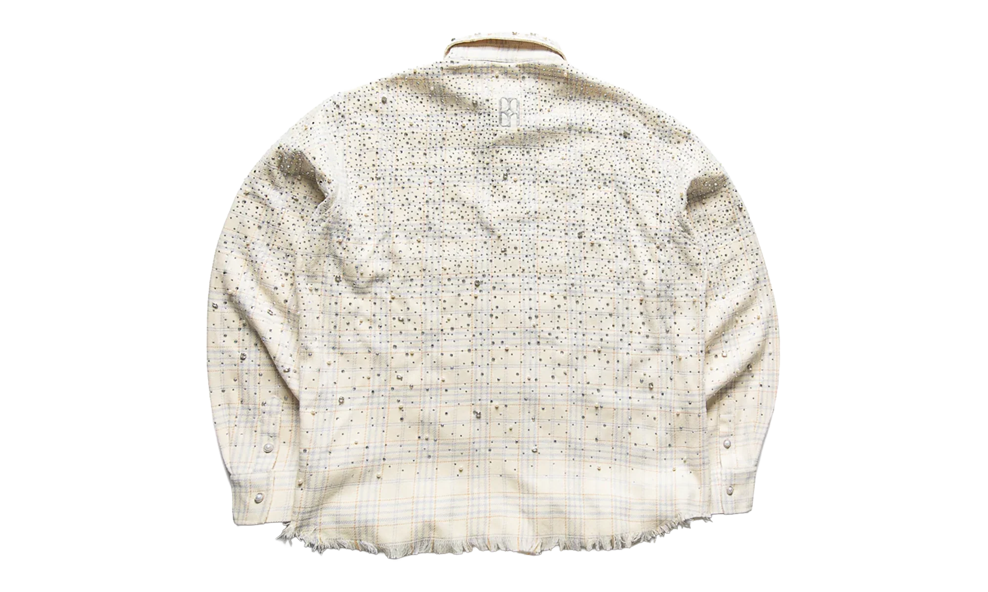 Pearl And Diamond Button-Down Shirt "Beige" BC25SSLS01 BEIG
