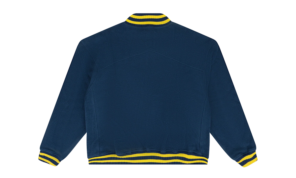 OVERSIZED LOGO TERRY VARSITY JACKET "Navy" RHD-MOTW-0005