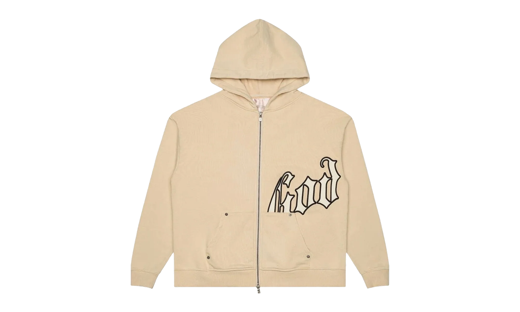 OG Logo V2 Zip Up Hoodie "Creme Bone" 10059304