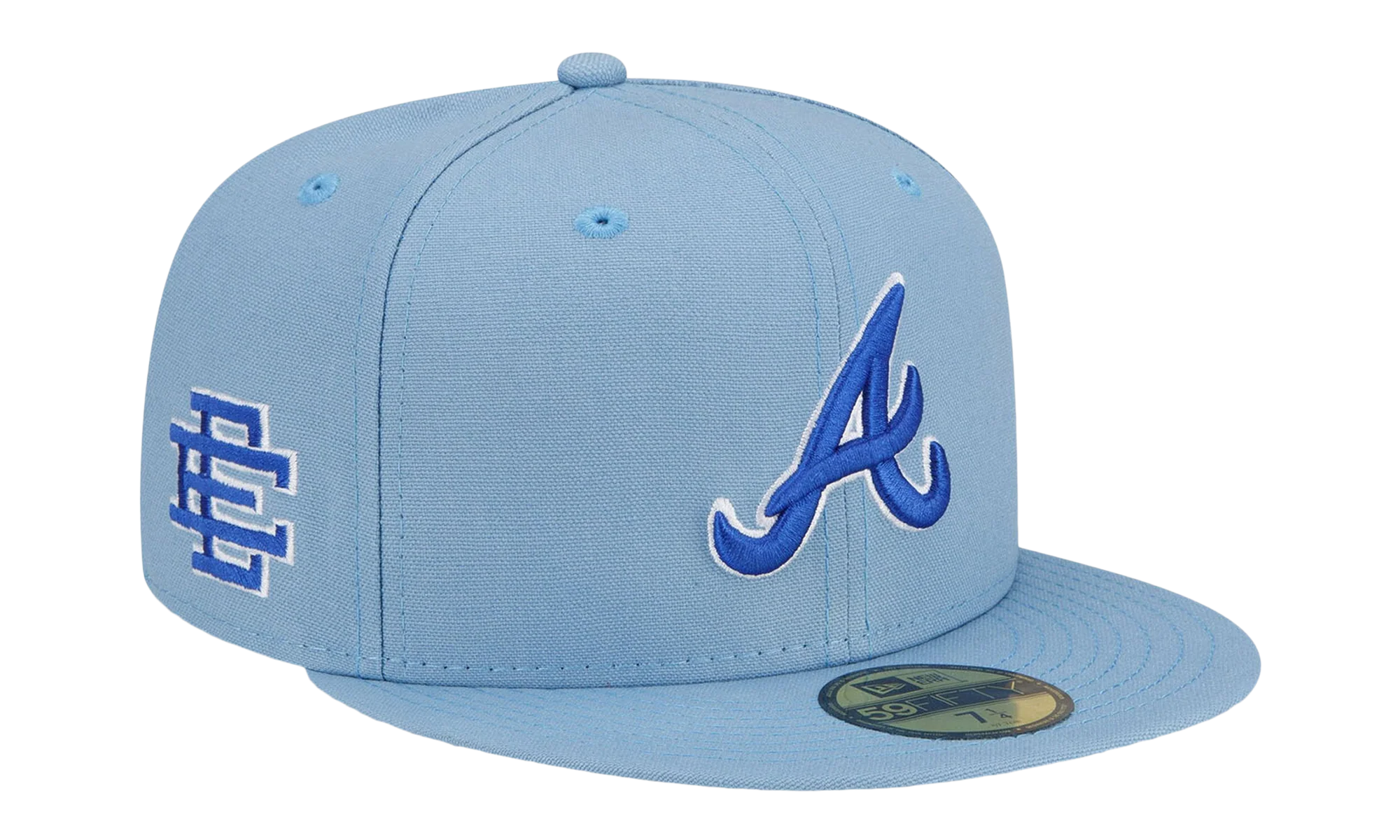 59FIFTY MLB ATLANTA BRAVES FITTED HAT "ERIC EMANUEL - Light Blue" EE433