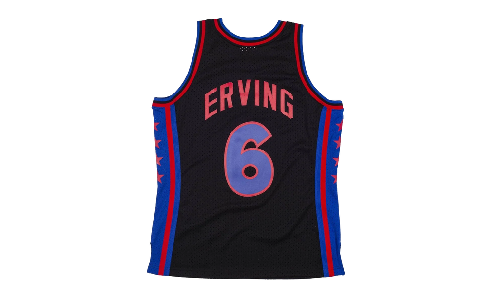 NBA Julius Erving Reload Swingman Jersey "1976 Philadelphia 76ers - Black" SMJYCP19300 P76BLCK76JER