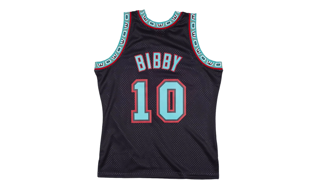 NBA Mike Bibby Reload Swingman Jersey "1998 Vancouver Grizzlies - Black" SMJYCP19289 VGRBLCK98MBI