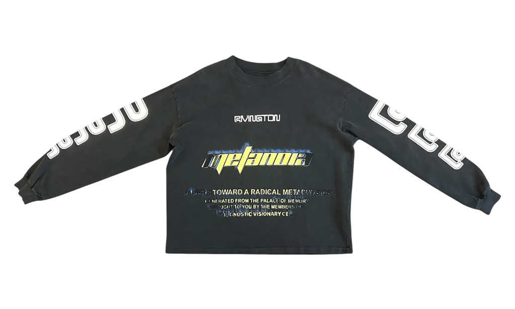 Radical Paper Garden Long-Sleeve Tee "Faded Black" RDCL LS06 FBLK
