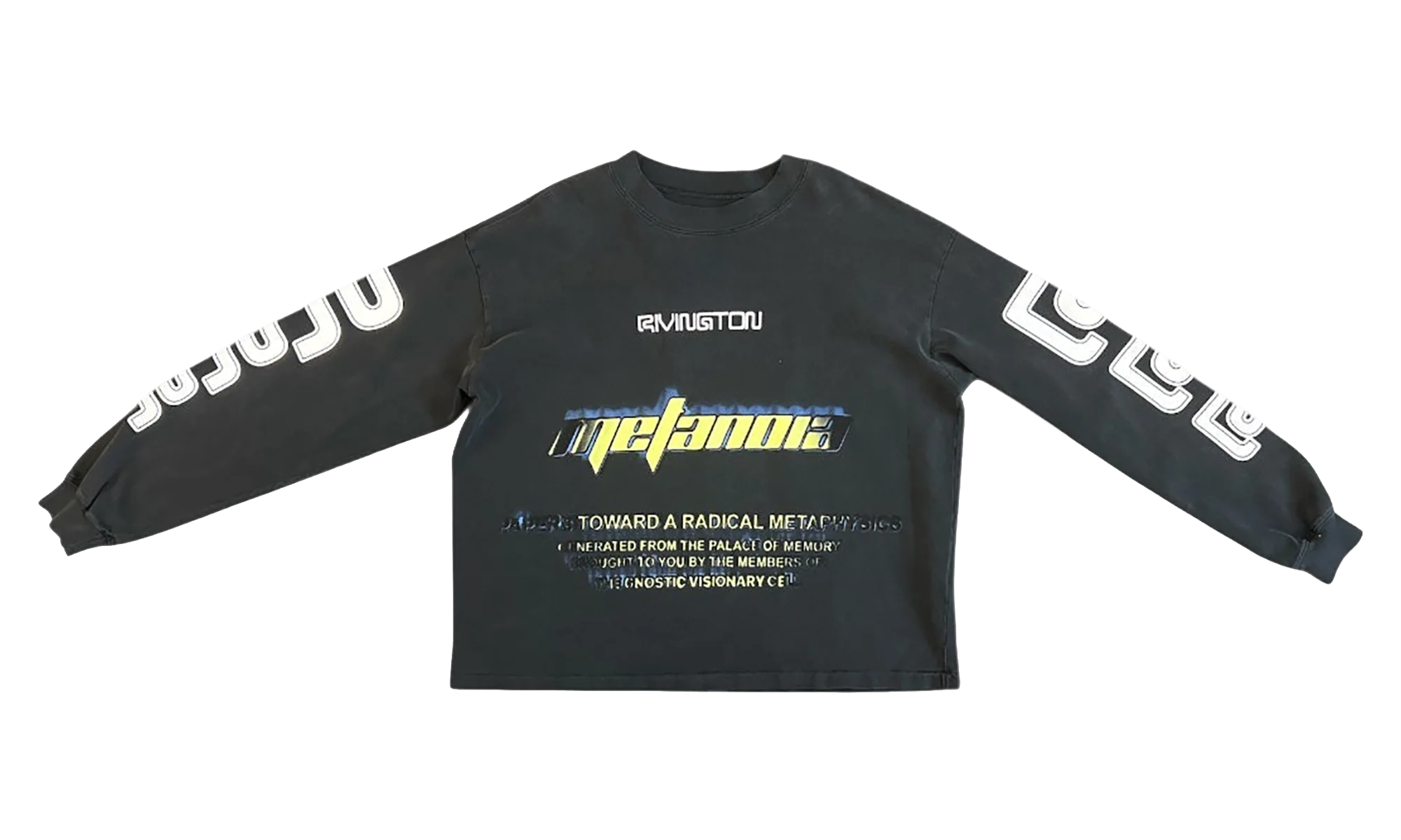 Radical Paper Garden Long-Sleeve Tee "Faded Black" RDCL LS06 FBLK