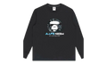 AAPE AAPENOW Long Sleeve Sweatshirt "Black" JXBJB6DZK