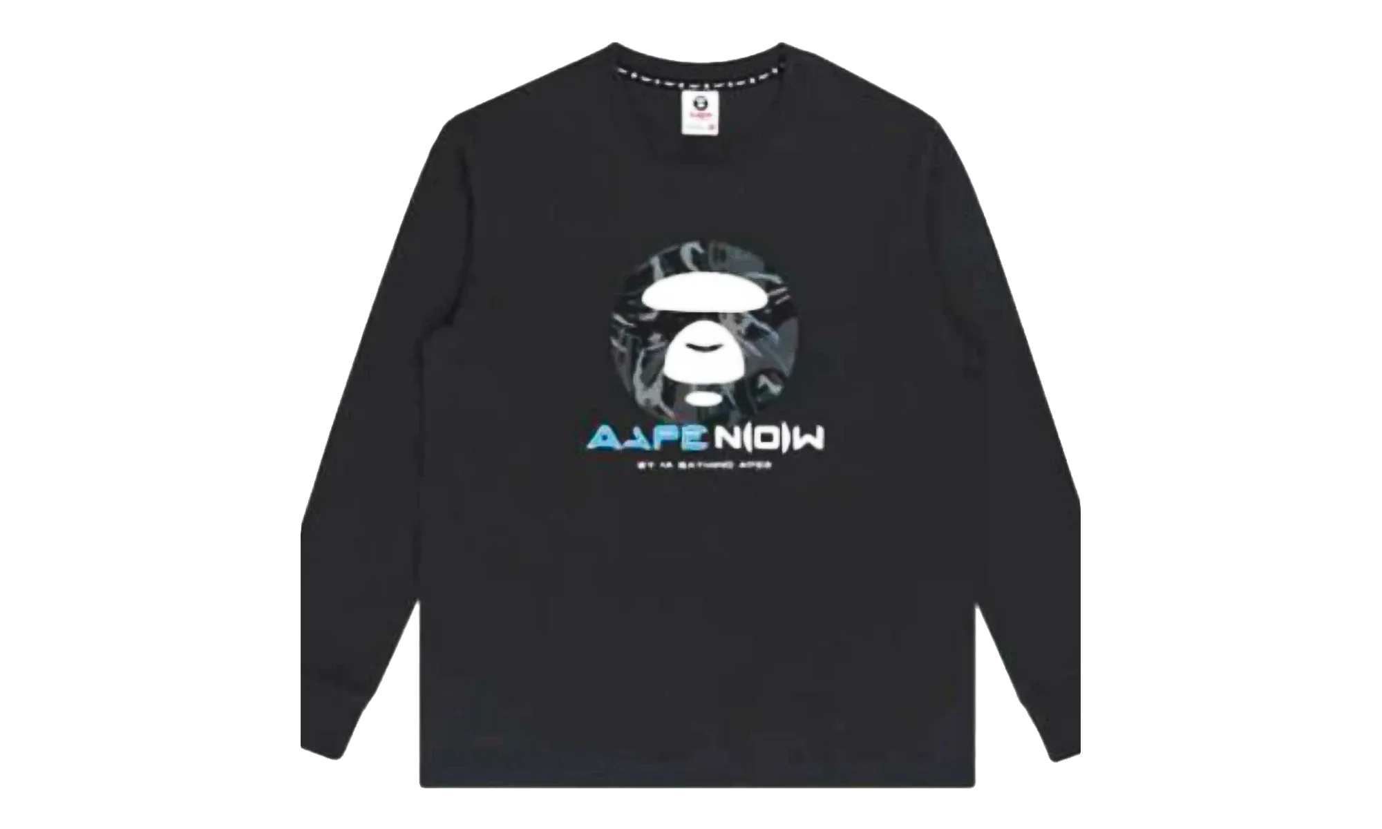 AAPE AAPENOW Long Sleeve Sweatshirt "Black" JXBJB6DZK