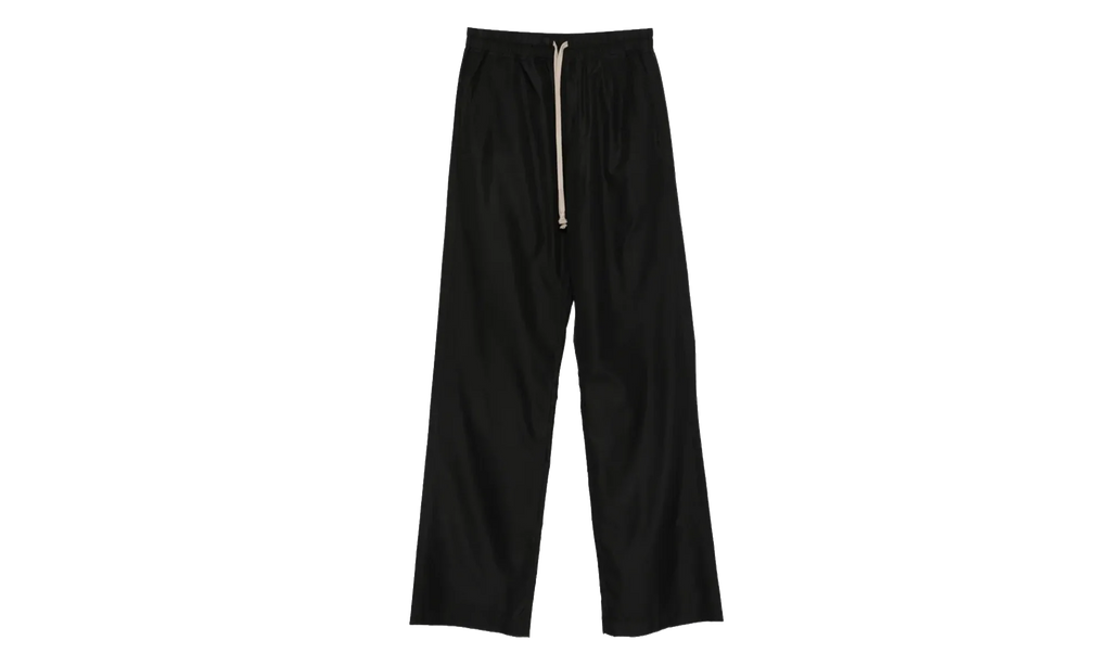 Rick Owens Woven Drawstring Pants "Black" MON30