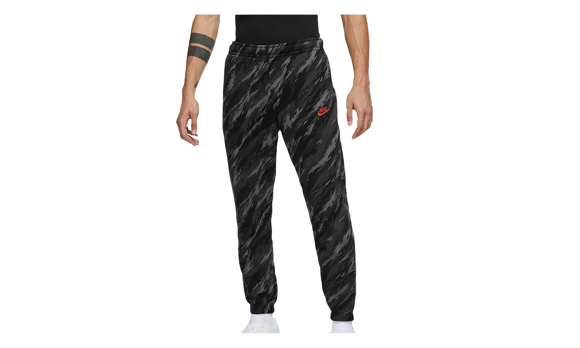 Sportswear Sport Essentials+ Club Fleece Sweatpants "Black / Orange" DD5145 010