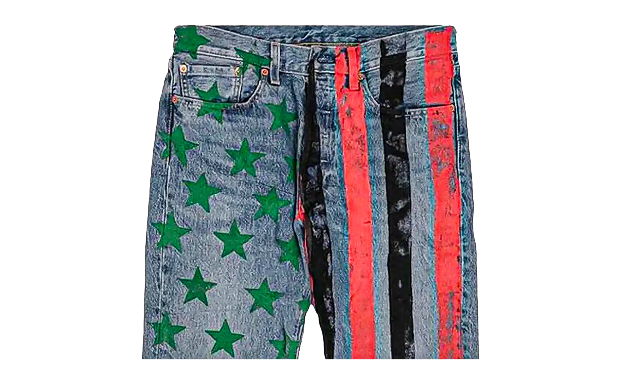 Cactus Plant Flea Market 4th of July Denim Jeans "Blue" DT378
