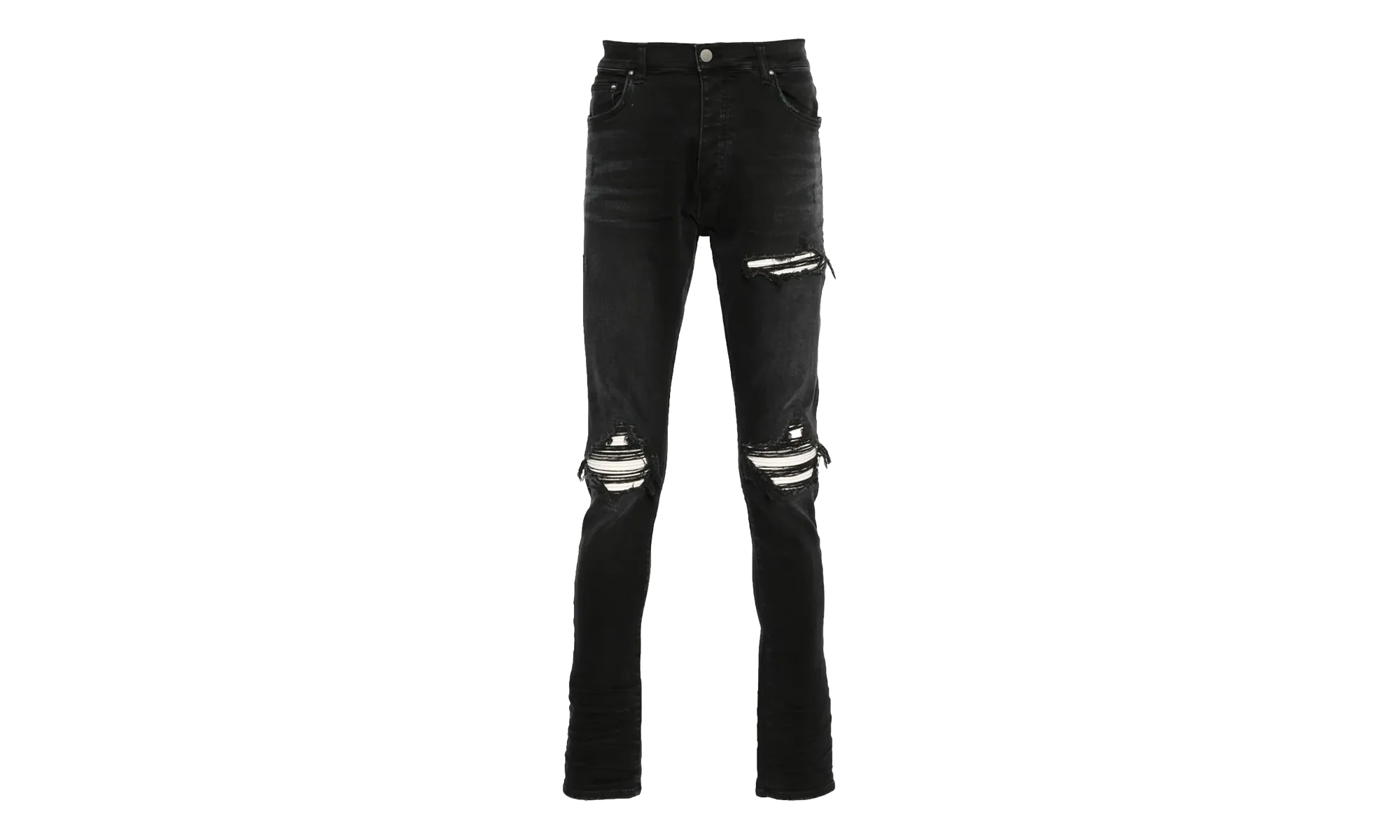 MX1 Ultra Suede Repair Jeans "Vintage Black White" MDNSY1055 097