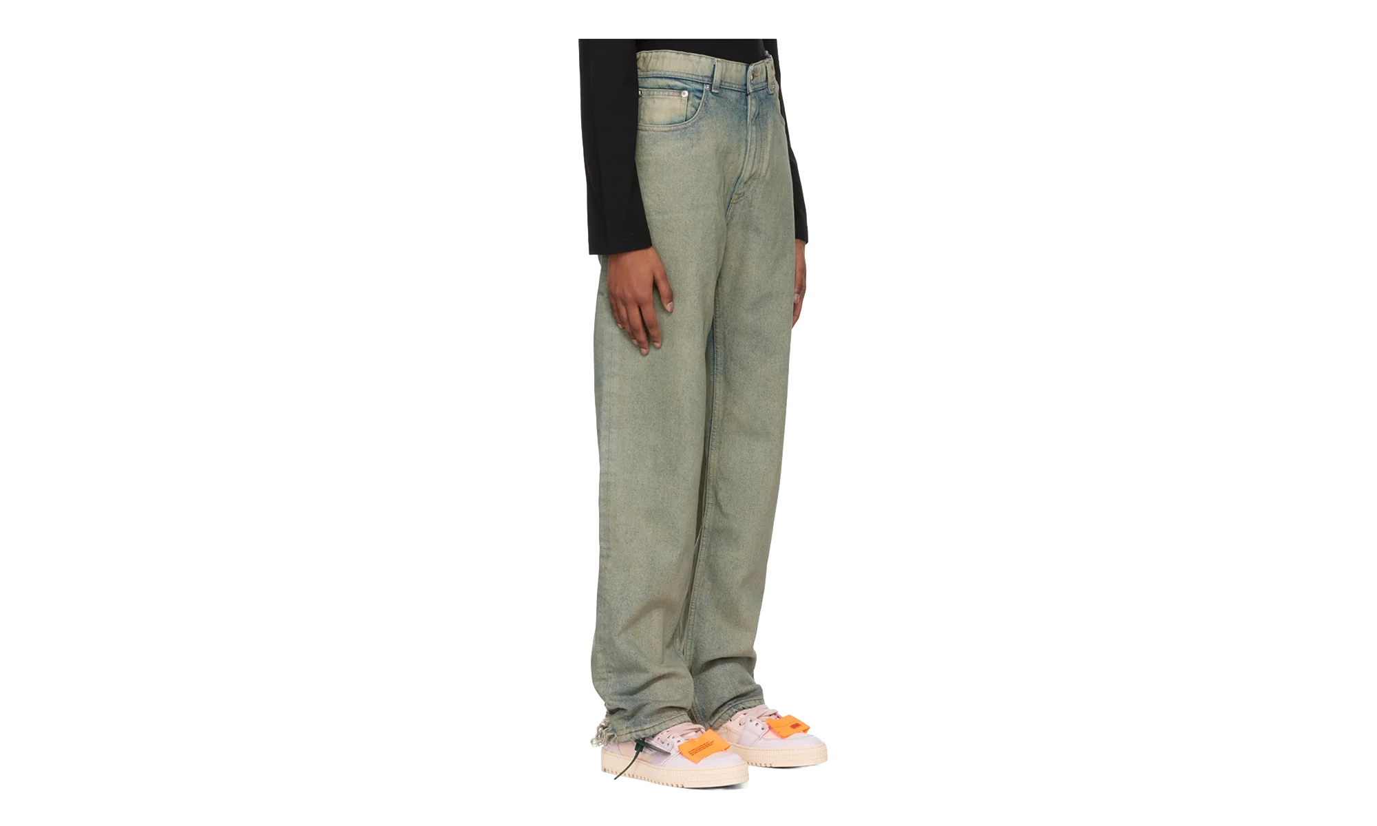 Baby Baggy Jeans WMNS "Forest Green" OWYA046AF22DEN002570026