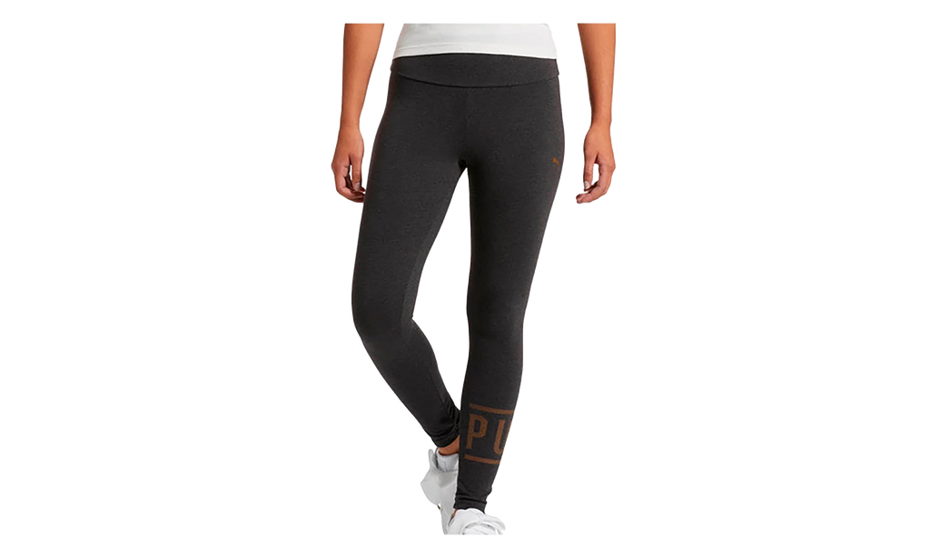 Athletic Logo Leggings WMNS "Dark Grey Heather / Bronze Metal" 854820 09