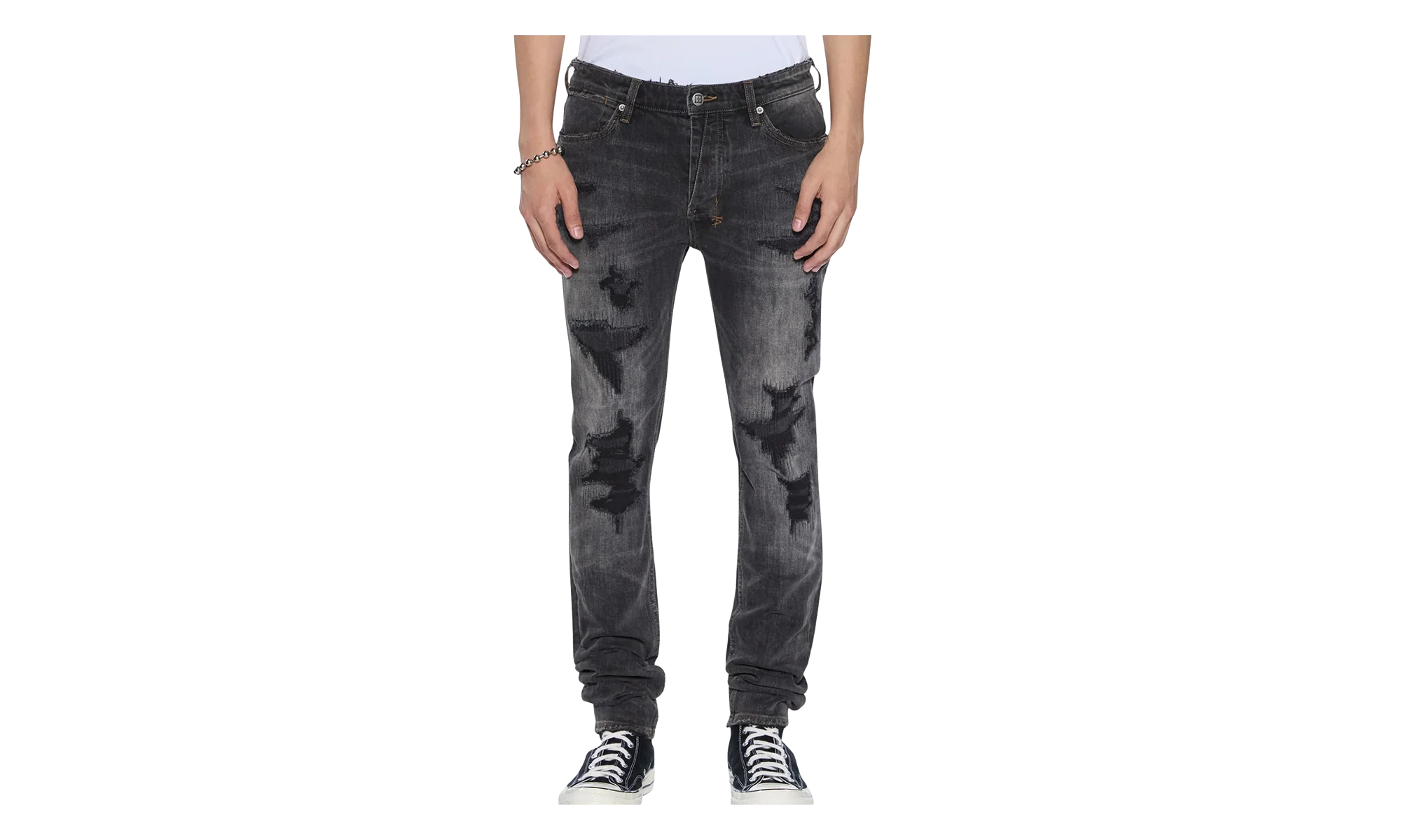 Van Winkle Retorqued Repair Jeans "Charcoal" MPS26DJ044