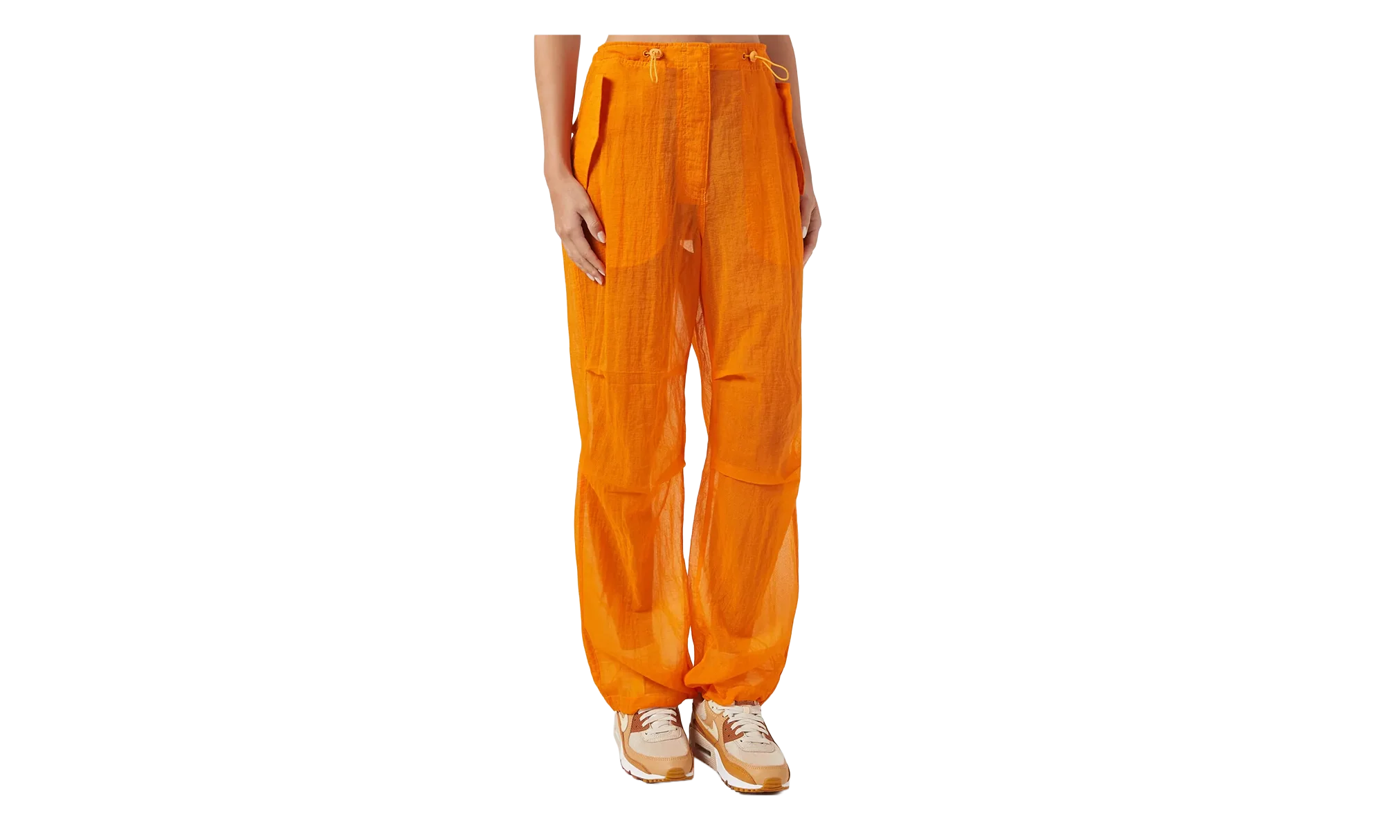 Nuru Sheer Parachute Pant "Orange" KITH59