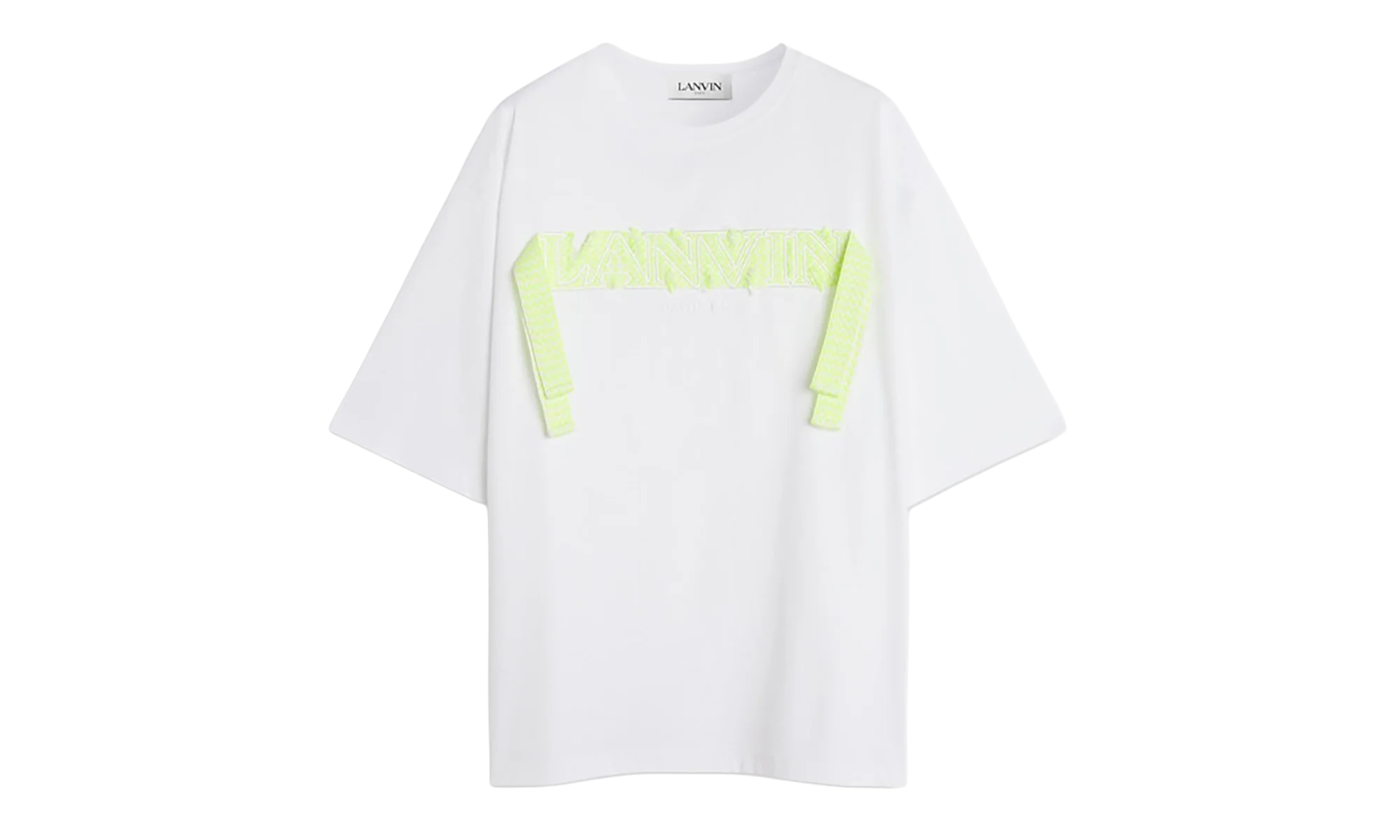 EMBROIDERED COTTON T-SHIRT "White" RM TS0017 J198 P23 01