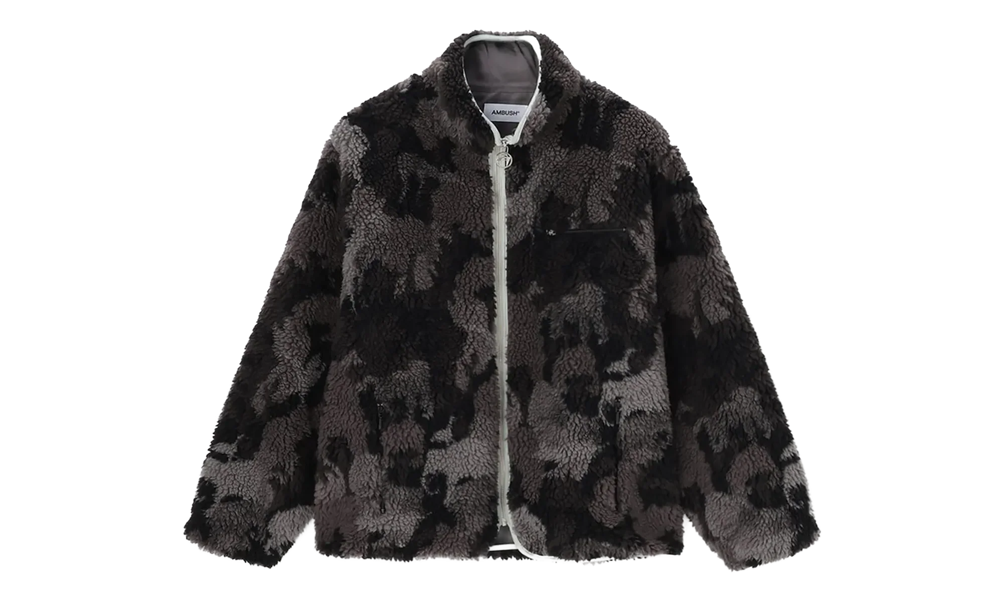 Camouflage Boa Jacket "Grey" 12115651 GREY