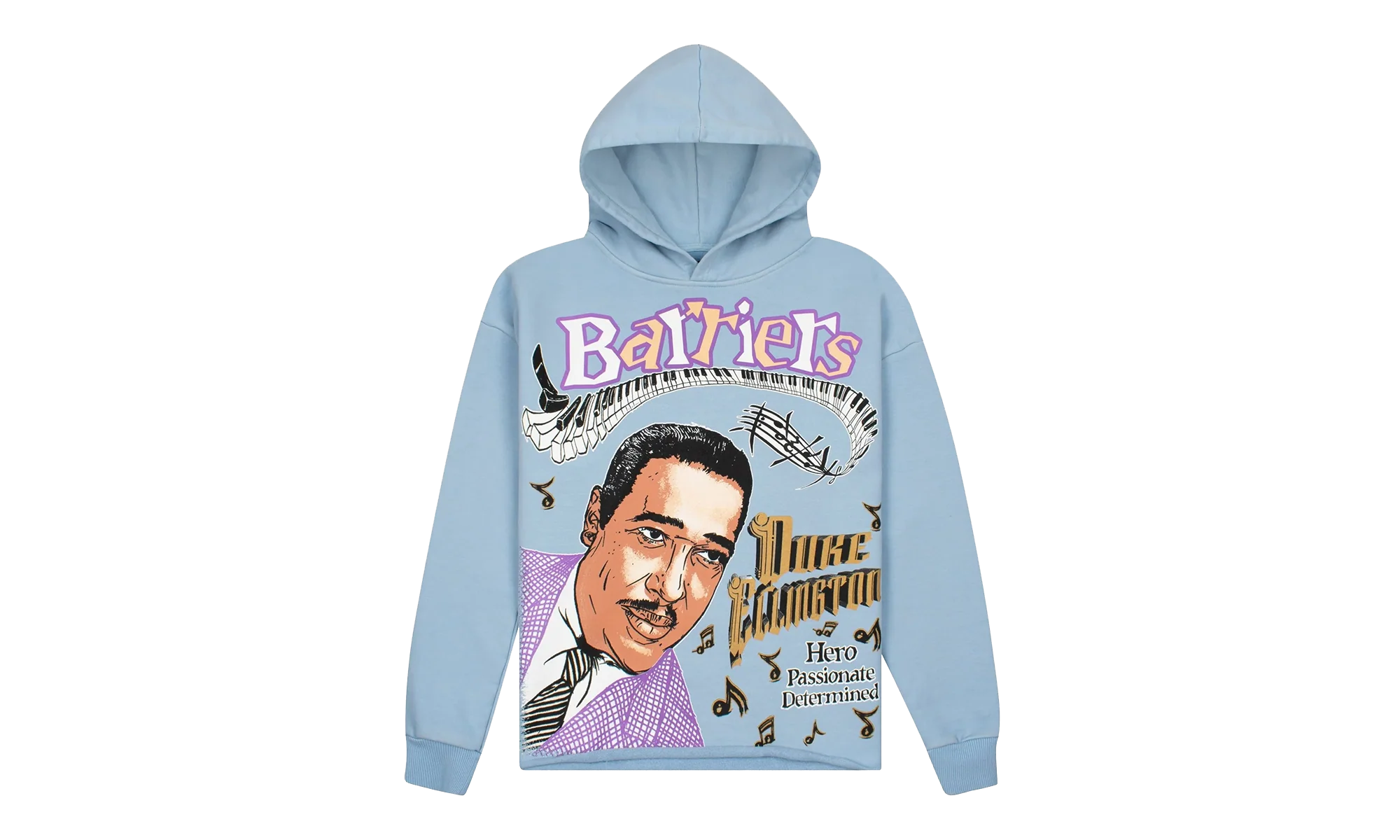 Duke Ellington Hoodie "Light Blue" BAR19