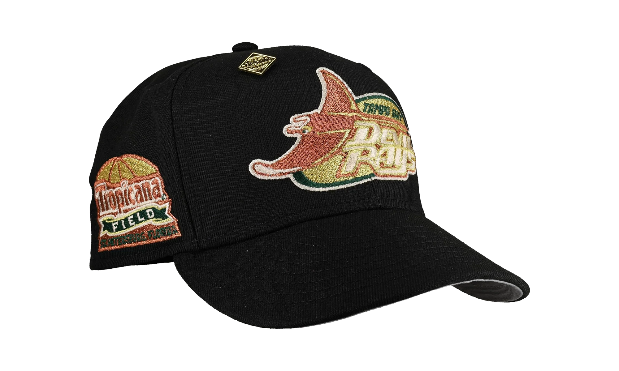59FIFTY Tampa Bay Rays Tropicana Field Fitted Hat "Gold Copper Dust" NE389