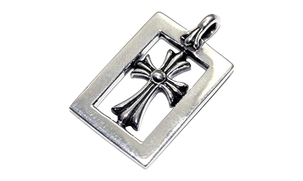 Framed Baby Fat Pendant "Silver" CHRM1037