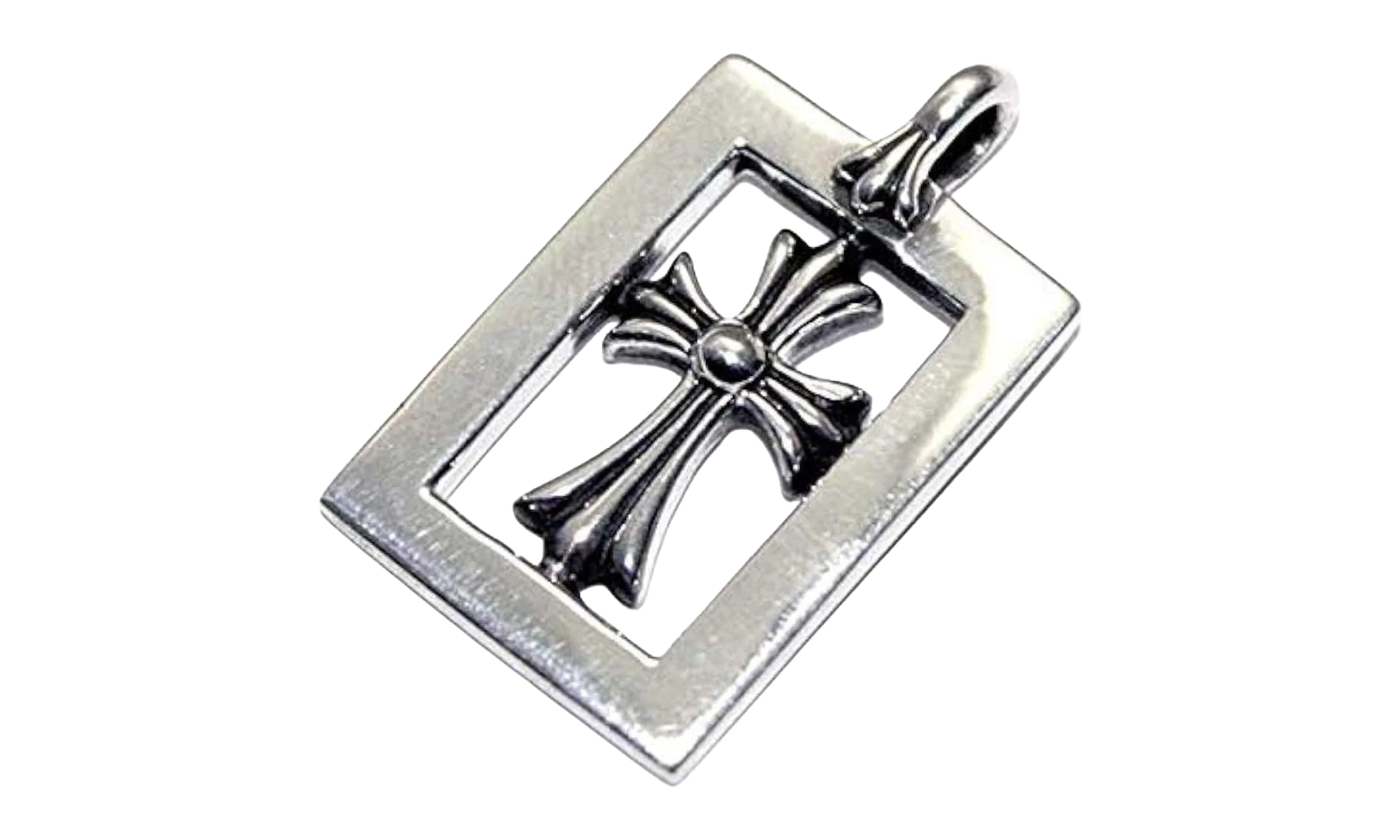 Framed Baby Fat Pendant "Silver" CHRM1037