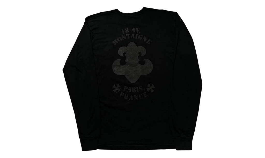 Paris Exclusive Fleur Long-Sleeve T-Shirt "Black" CHRM1150