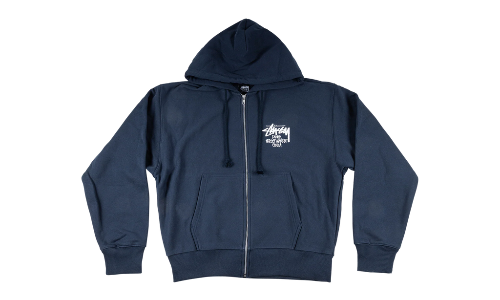 Ginza Zip hoodie "Dover Street Market - Navy" STUS430