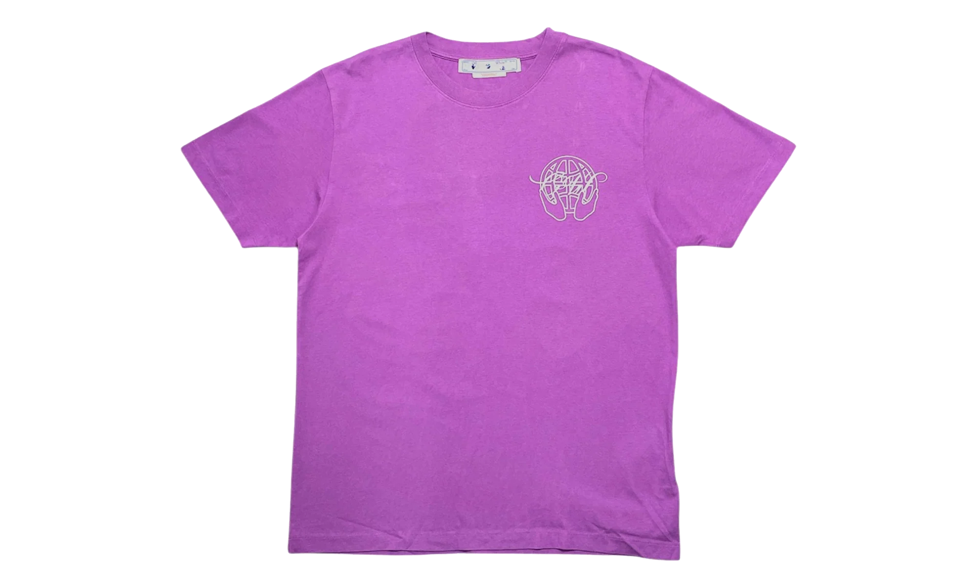 Hand Arrow Slim Short Sleeve T-Shirt "Orchid" OMAA027S23JER0073601