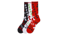 STENCIL SOCKS "Black / Red / White" CHRM0858