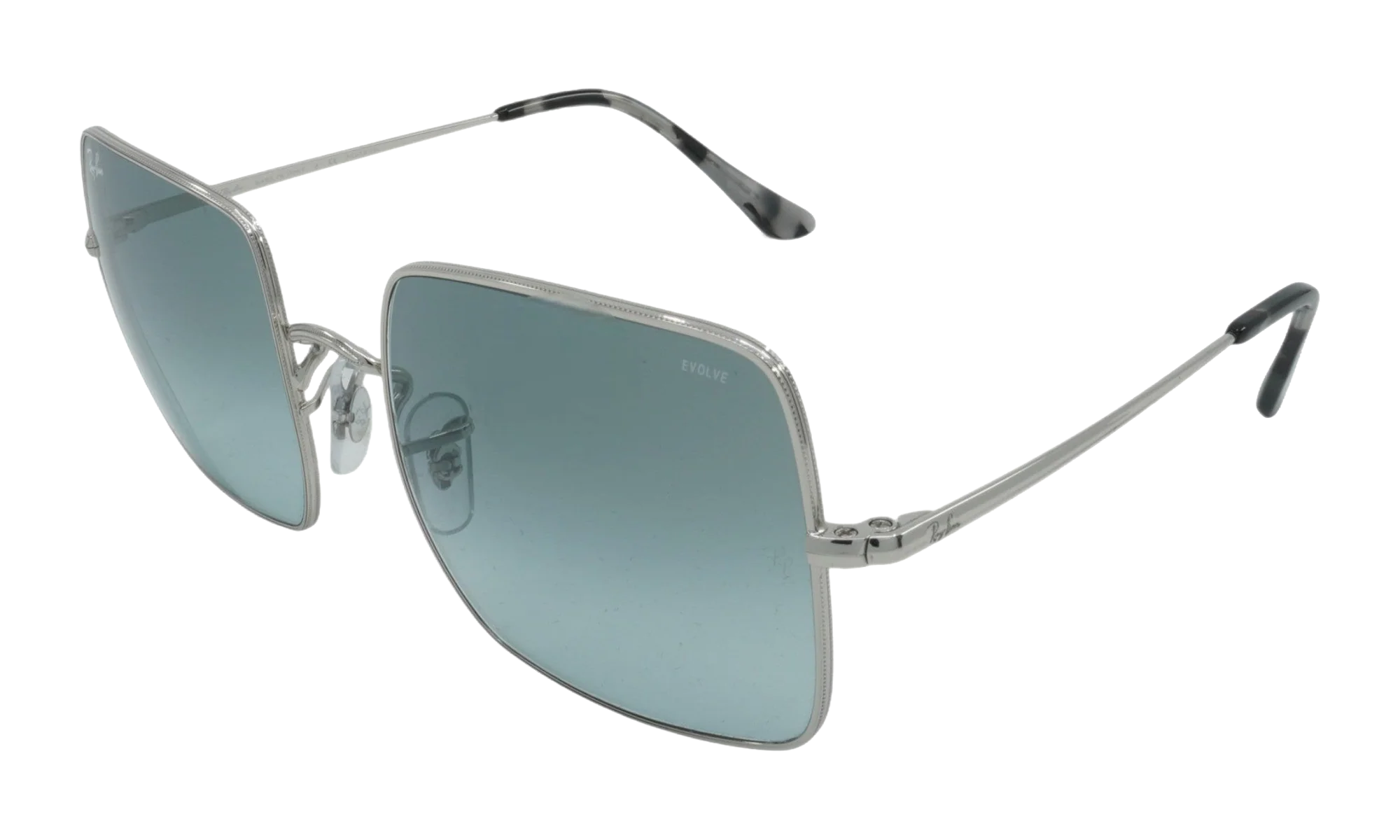 SQUARE 1971 WASHED EVOLVE SUNGLASSES "POLISHED SILVER" RB1971-9149-AD_54