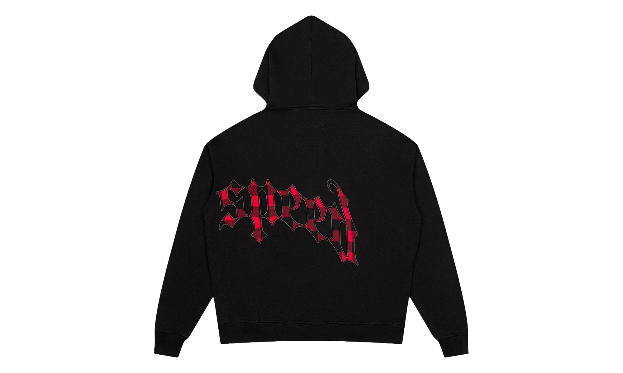 OG Logo Hoodie "Black Red Plaid" GS097