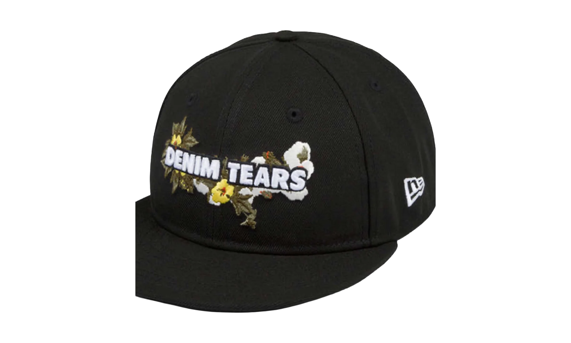 Floral Logo Adjustable Hat "New Era - Black" DT568