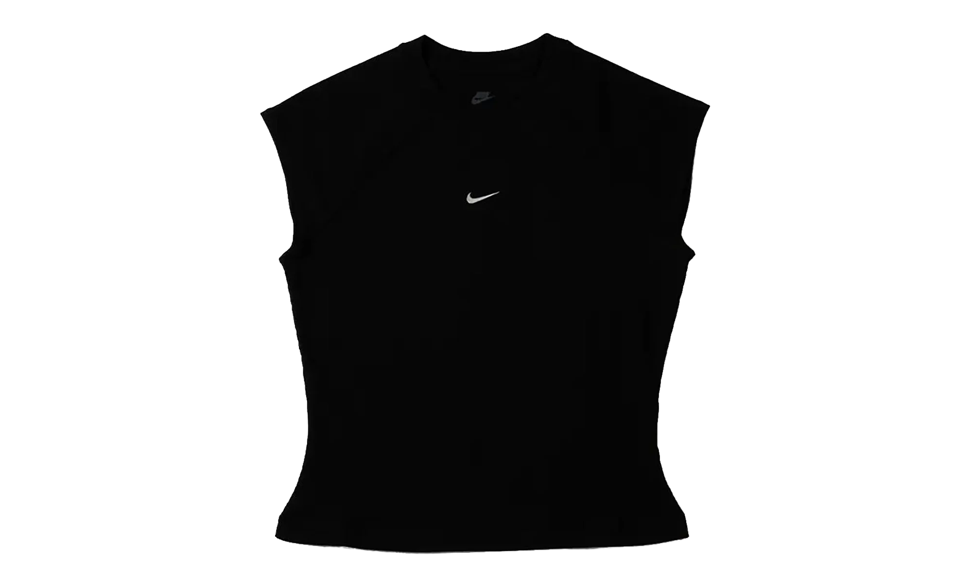 NSW Chill Knit Tight SS Ribbed Top WMNS "Black" IF0242 010