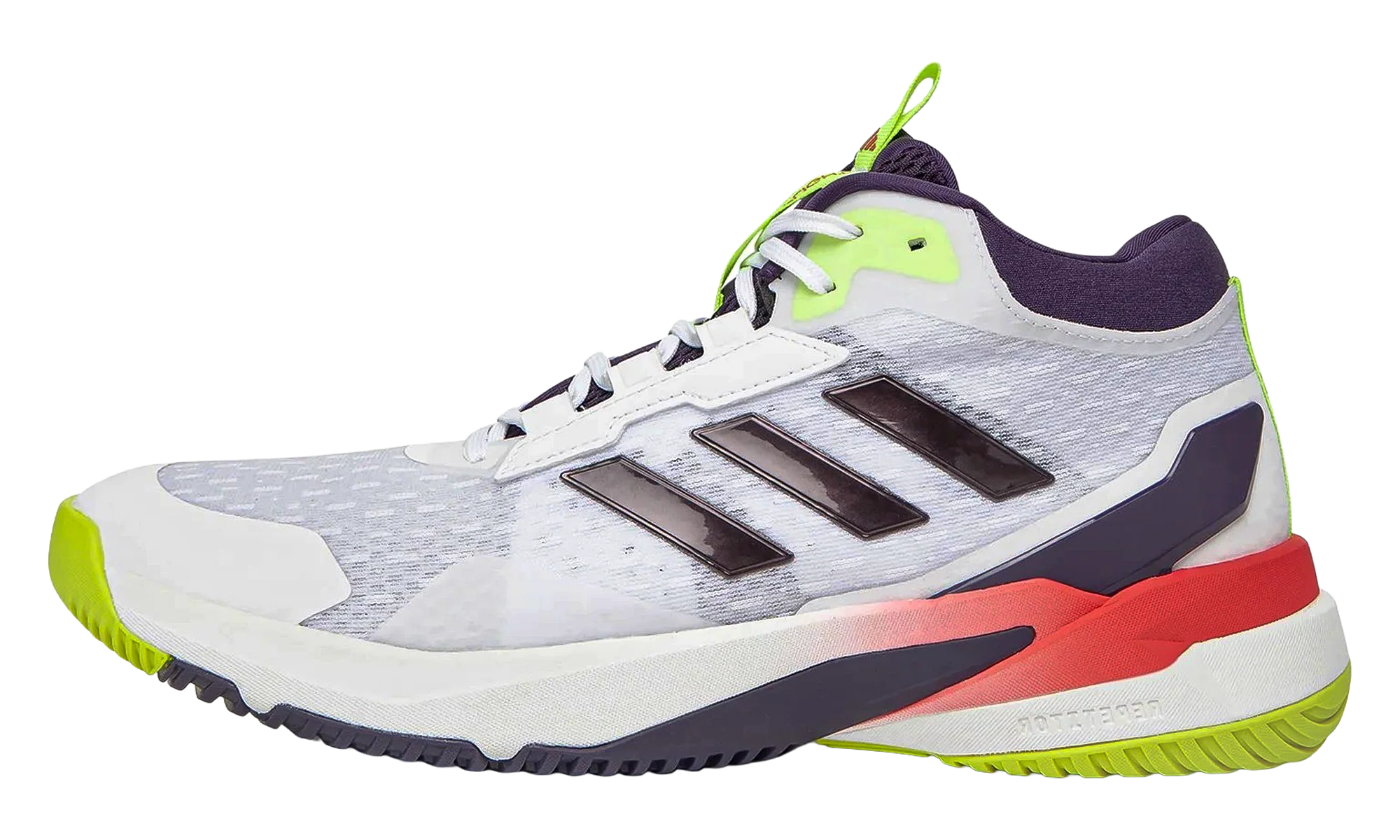 Crazyflight 6 Mid "Cloud White / Aurora Met. / Semi Lucid Red" HP7037