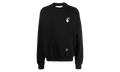 Carav Arrows Motif Sweatshirt "Black/White" OMBA054F21FLE0111001
