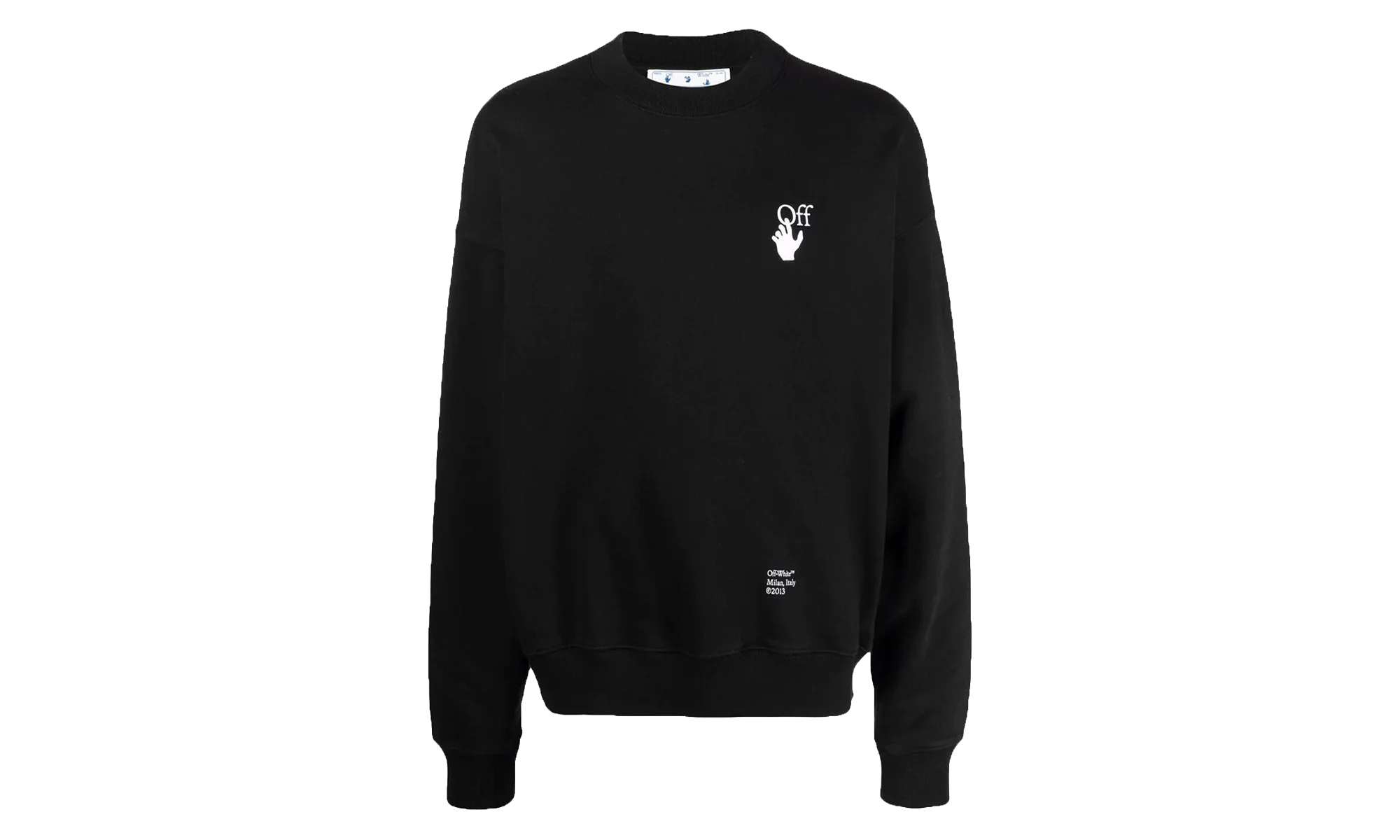 Carav Arrows Motif Sweatshirt "Black/White" OMBA054F21FLE0111001