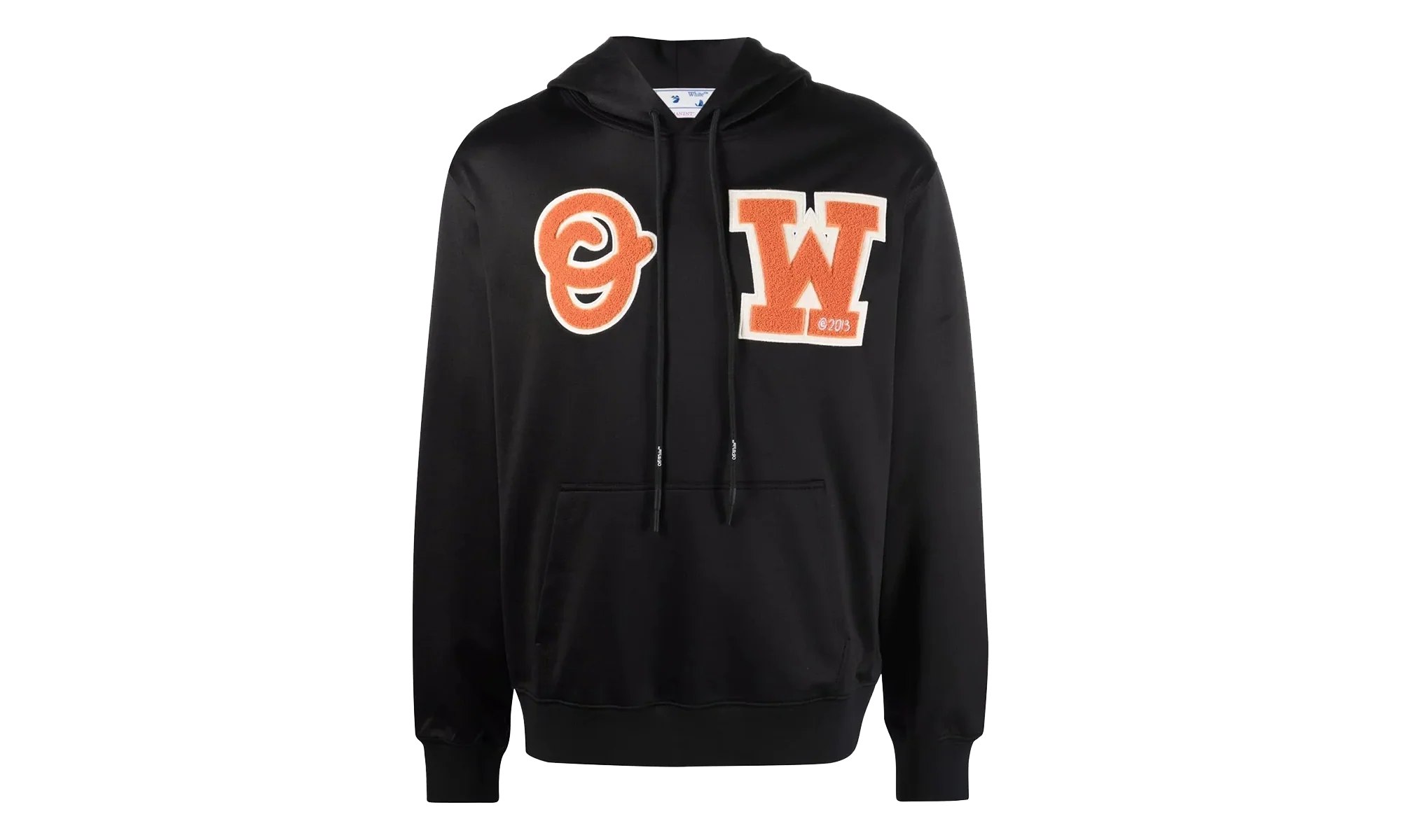 Patch Skate Zip Hoodie "Black" OMBB097C99FLE0061020