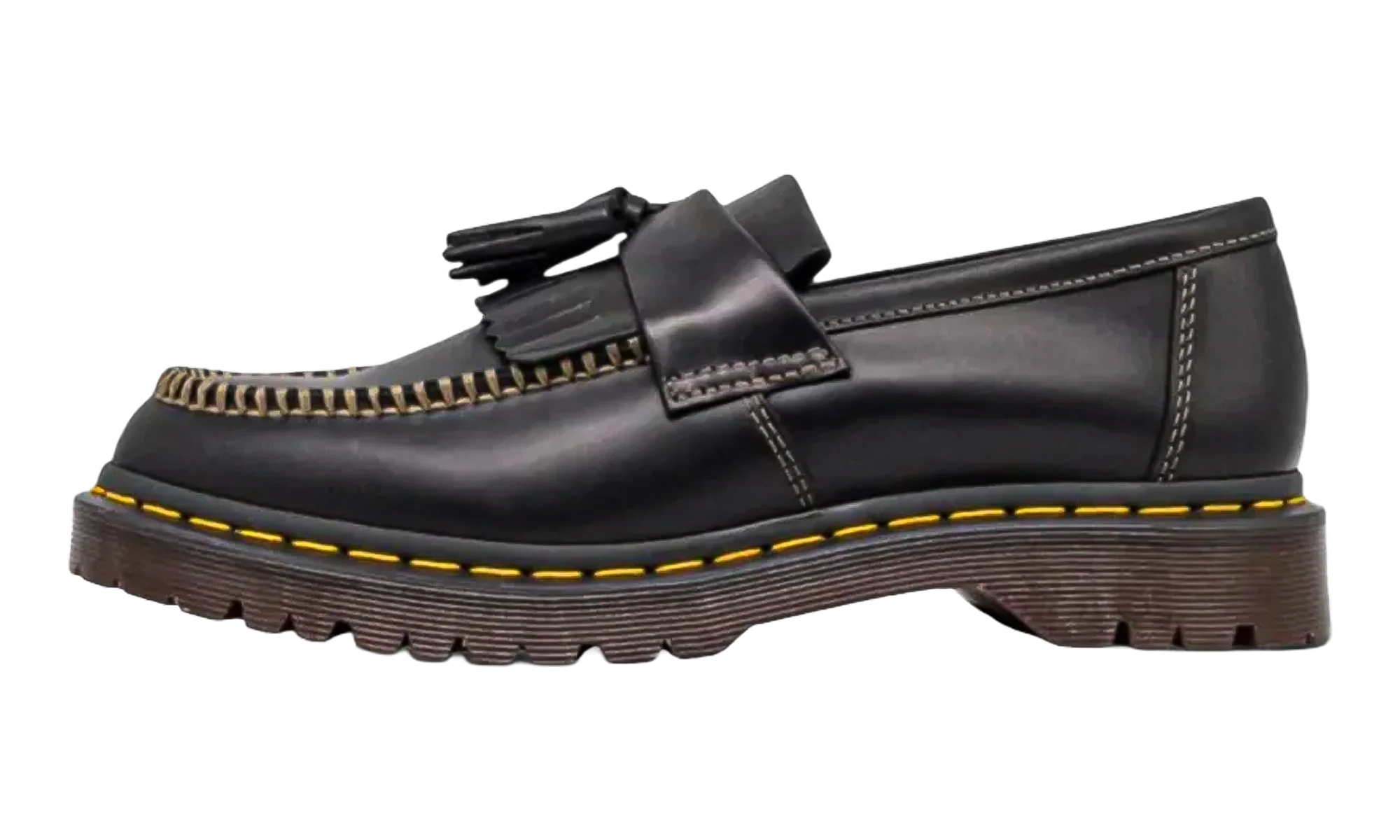 Adrian Orleans Leather Tassel Loafers "Black" 42849001