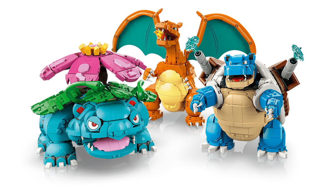 LEGO Pokemon Venusaur, Charizard and Blastoise Set "Multi-Color" 72153