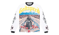 Long Lonely Road Long Sleeve T-shirt "White/Black" 5VWIGC1U