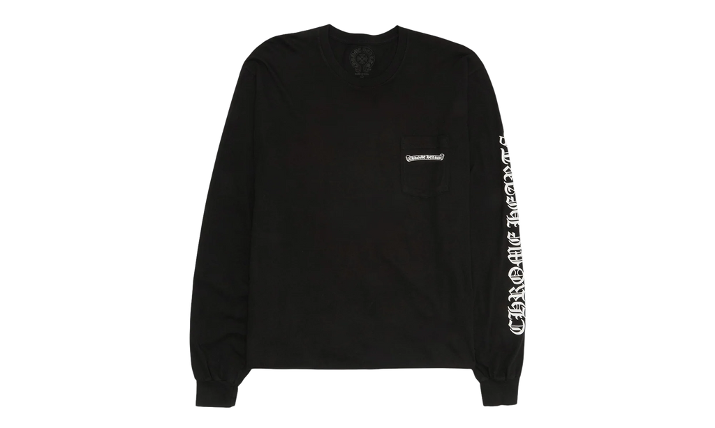 Scroll Logo Long Sleeve T-Shirt "Black / White" CHRM1127