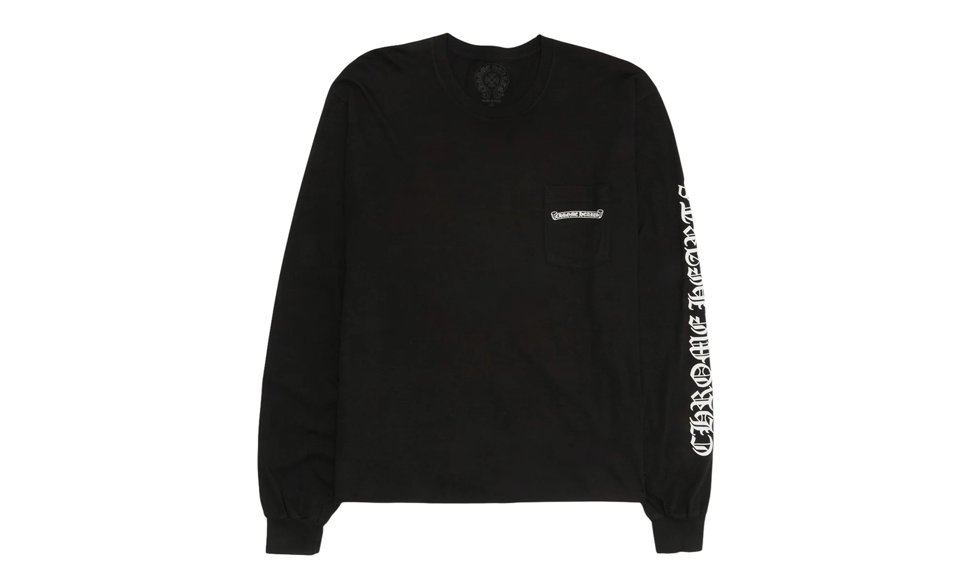Scroll Logo Long Sleeve T-Shirt "Black / White" CHRM1127