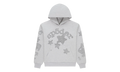 Rhinestone Beluga Hoodie "Grey" SP5der309