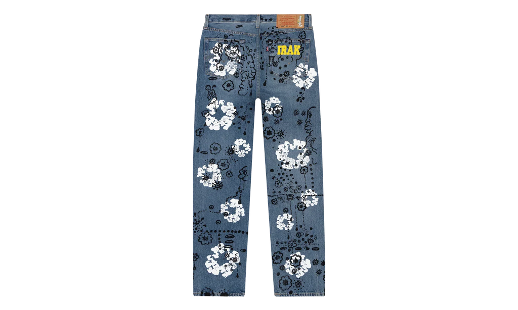 Irak Levi's 501 Wreath Logo Jeans "Light Wash / Vintage Indigo / Black" DT294