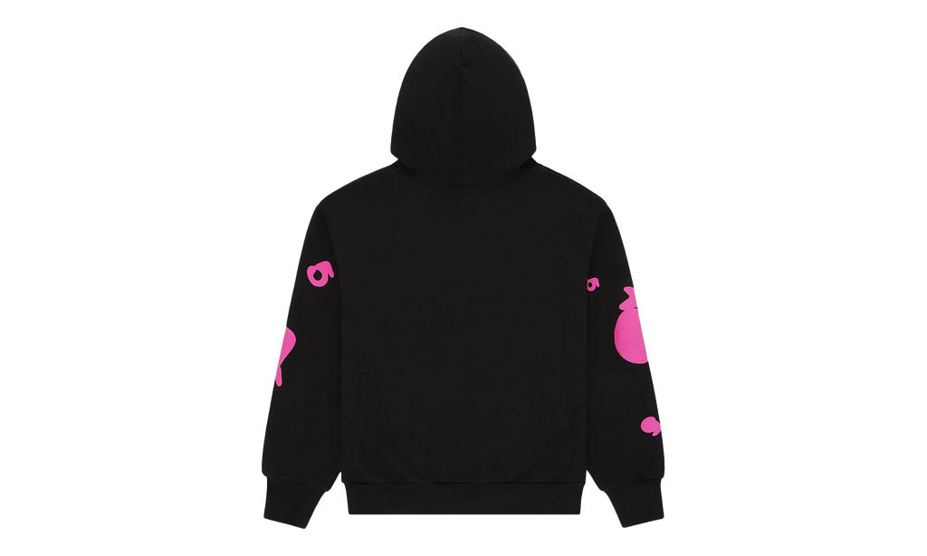 BELUGA ANGEL NUMBER HOODIE "Black/Pink" SP5der404